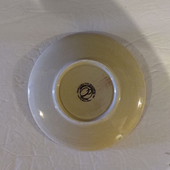 Large Tea/ Coffee Mug/Cup With Saucer . Grape/Leaf Pattern . 2 pc Set - Picture 12 of 12